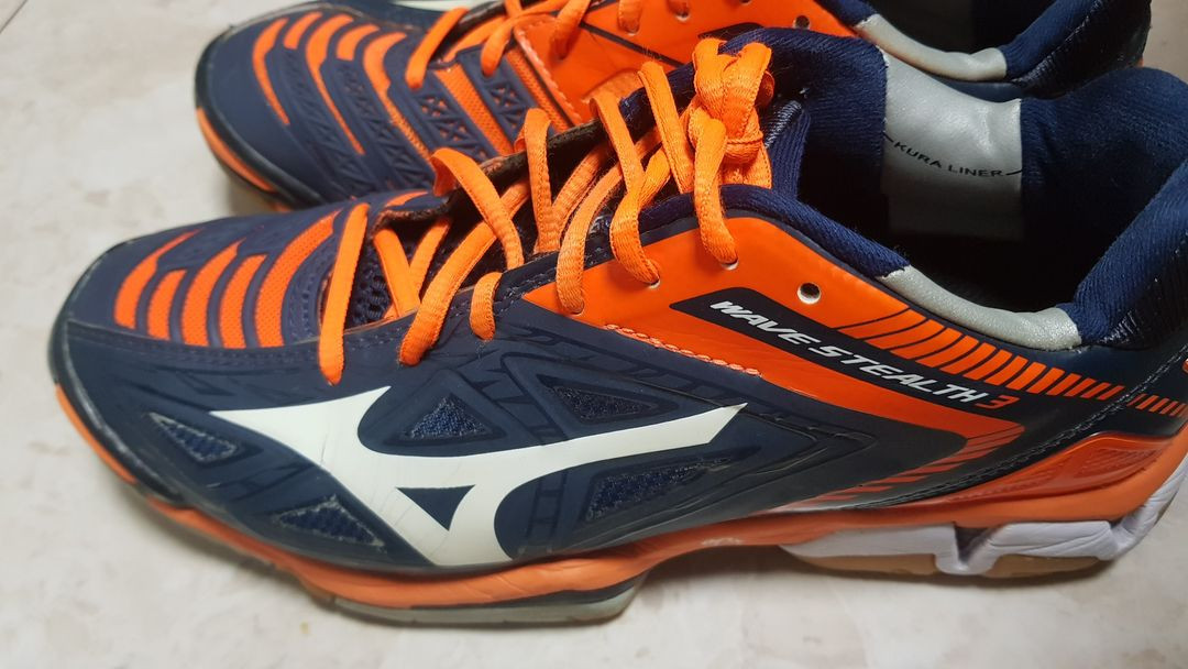 미즈노 웨이브 스텔스3 X1GA140015 mizno 배드민턴화 240밀리 240mm 저렴히 팝니다--1