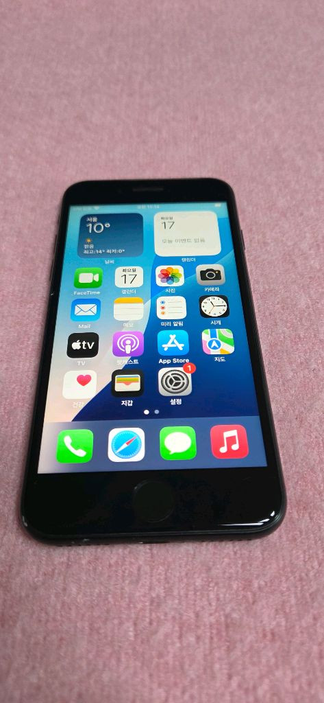아이폰se2 64기가 블랙--5