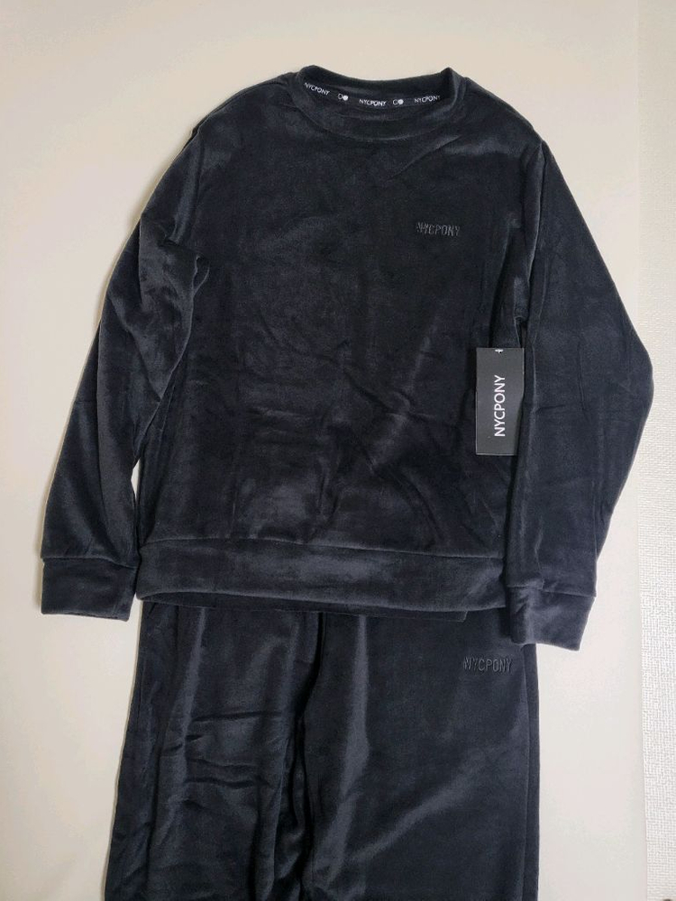 NYCPONY 핑크 벨로아 트레이닝복 새제품--6