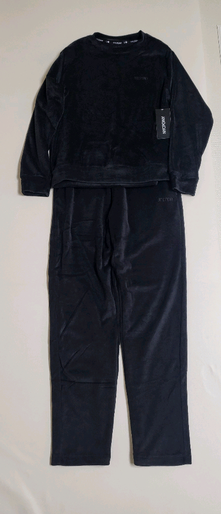 NYCPONY 블랙 벨로아 트레이닝복 새제품--1