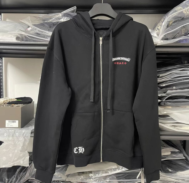 크롬하츠 성조기 후드집업 이미지