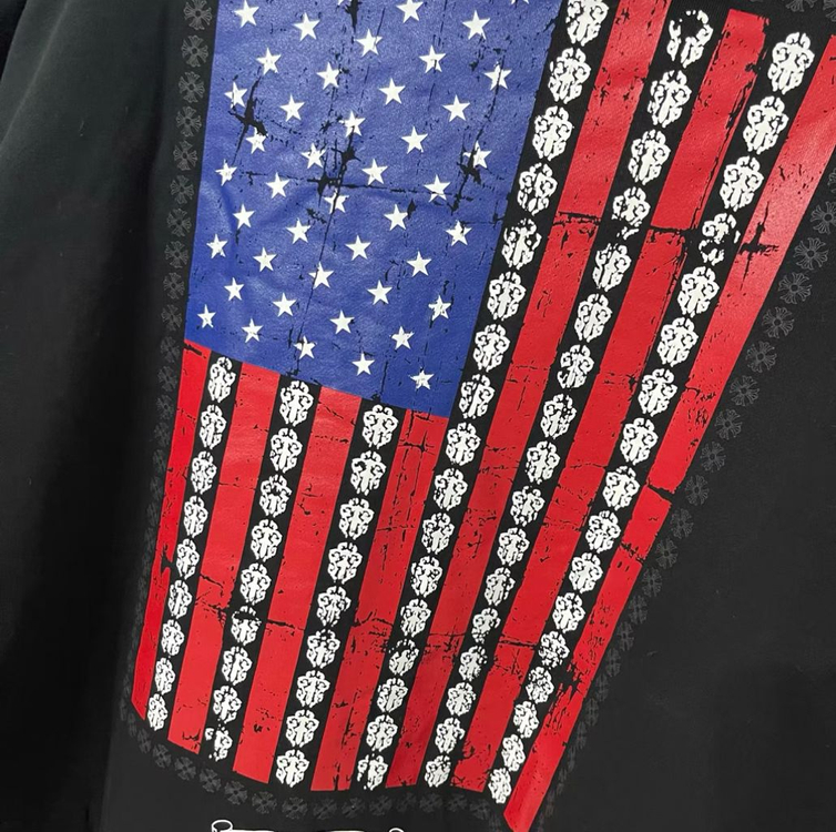 크롬하츠 성조기 후드집업 이미지