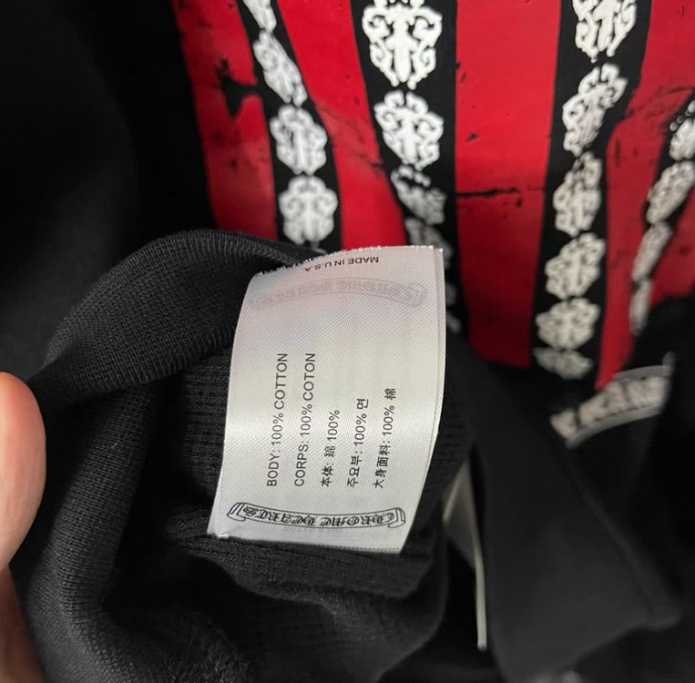 크롬하츠 성조기 후드집업 이미지