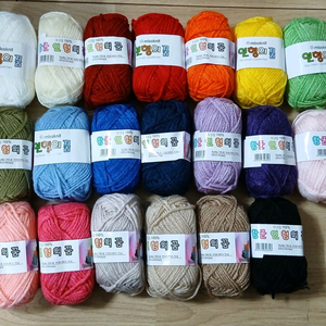 인형의꿈 뜨개실 20볼 미개봉 무료배송 인형나라 코바늘 마카롱 아이돌