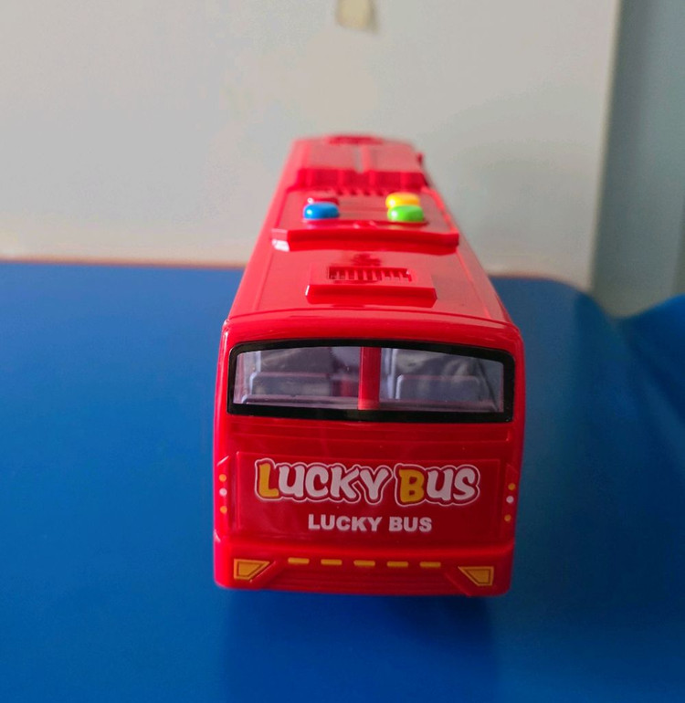 레드 대형 버스 자동차 새상품--4