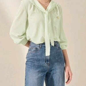 마인 타이 블라우스 55사이즈