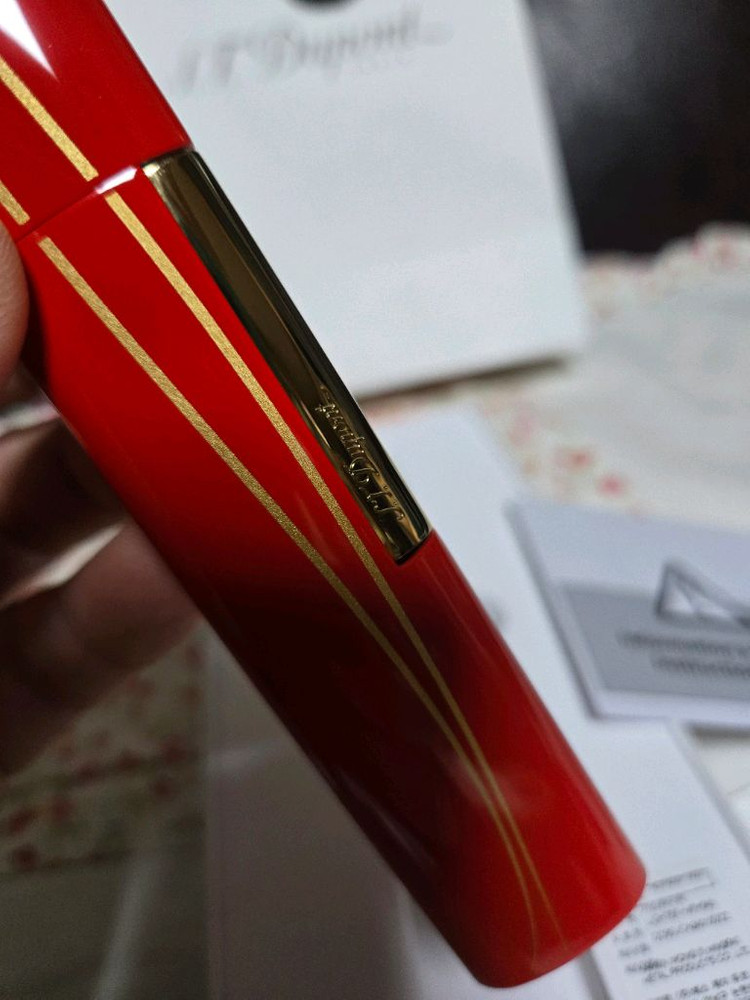 [새상품,풀세트] 듀퐁라이터 신형 터보 (테이블용,시가용) 쌍불 터보 듀퐁 라이타 이미지