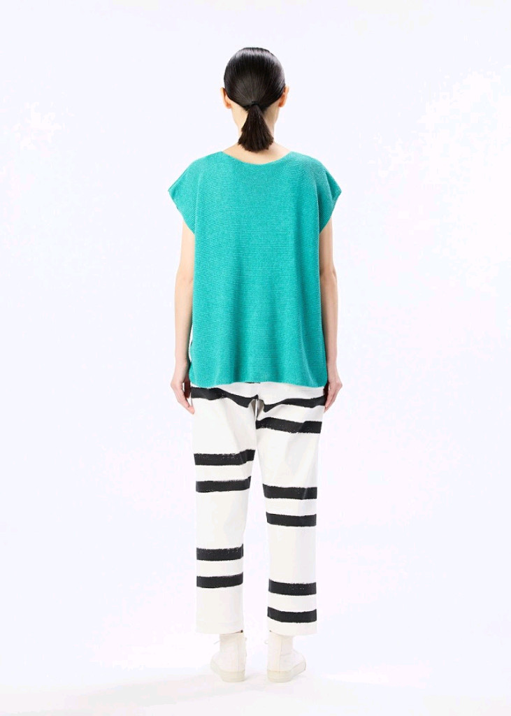 이세이미야케 미 니트 탑 겸 베스트--3