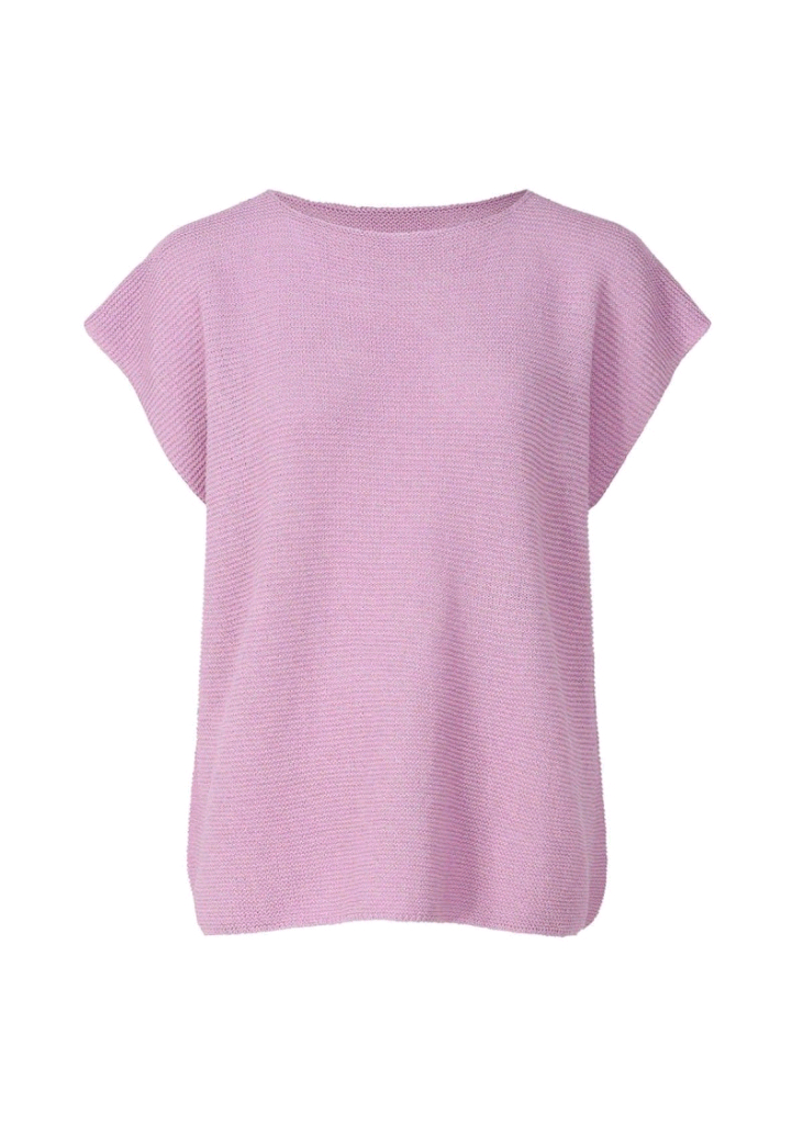 이세이미야케 미 니트 탑 겸 베스트--5