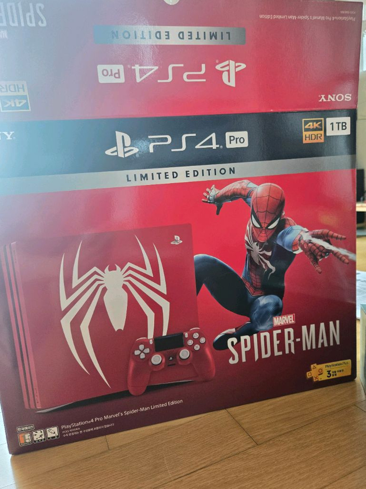 ps4 pro 스파이더맨 에디션 이미지