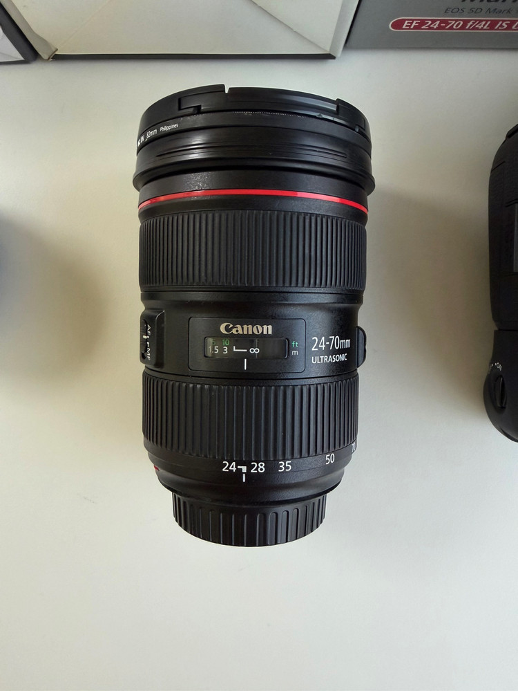 캐논 24-70 ii 신계륵 + 캐논 EF-EOS R 컨트롤 링 마운트 어댑터--1