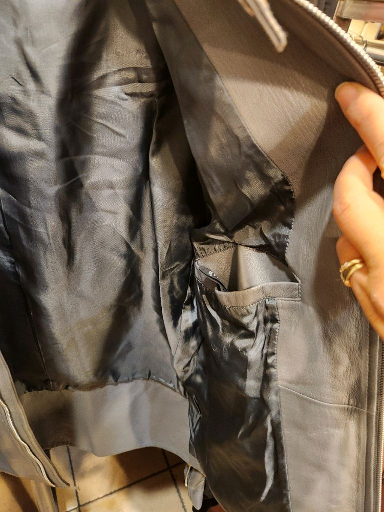 띠어리 양가죽 양가죽 자켓--4