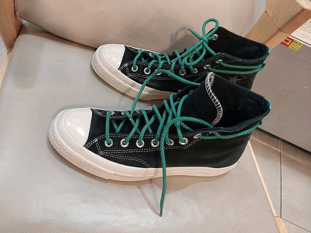 컨버스 척 70 디지털 터레인 블랙 스웨이드 260사이즈 택포3만--8