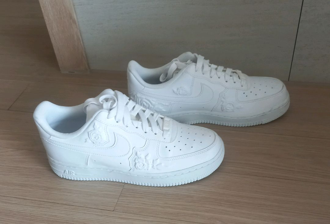 나이키 에어포스1 화이트로즈--1