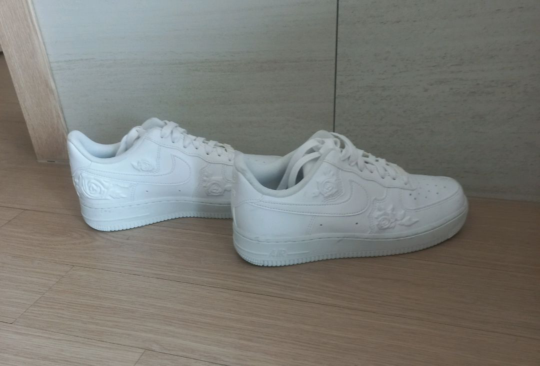 나이키 에어포스1 화이트로즈--9