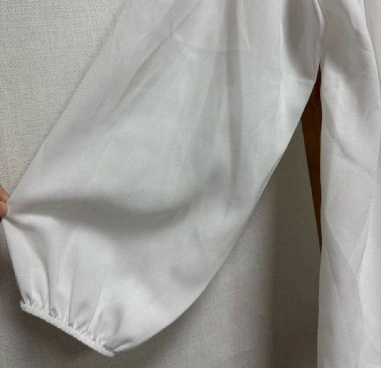 화이트 레이스 블라우스 Free--6