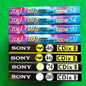 미개봉 고성능 크롬 카세트 공테이프 판매 (TDK, SONY)