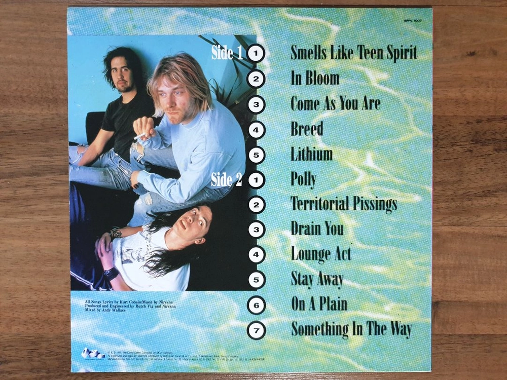 Nirvana Nevermind Brown LP 이미지