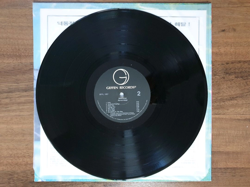 Nirvana Nevermind Brown LP 이미지