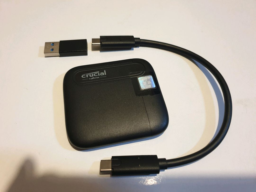 스마트폰백업용 마이크론 crucial ssd 1TB 외장ssd메모리--0