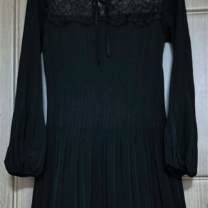 마쥬 로켓 플리츠 레이스 인셋 미니드레스(여성)1