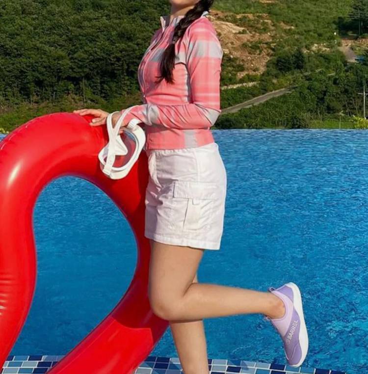 배럴 크롭 래쉬가드 M 90--3