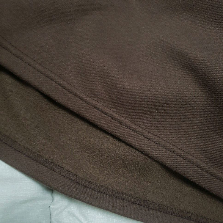 브라운 기모 후드 롱 원피스 / 베이델리 크림치즈마켓 리리앤코 파인땡큐 하비언니 수달쌀롱 로버블 슬로우앤드 니어웨어 이미지