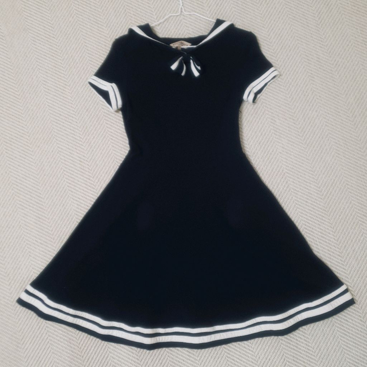 세일러 세라 복고풍 코튼 플레어 반팔 롱 원피스 pk / 핫핑 리리앤코 육육걸즈 로엠 아뜨랑스 공구우먼 밀크코코아 이미지