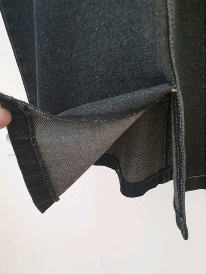 흑청 코튼 데님 멜빵 롱원피스 오버롤 스커트 / 핫핑 리리앤코 바온 슬로우앤드 오디너리먼트 공구우먼 아뜨랑스 어베인 이미지