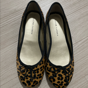 랄프로렌 레오파드 패턴 플랫슈즈 225-230