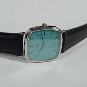 정품 OMEGA 수동 빈티지 드빌 에메랄드다이얼 시계