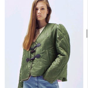 보카바카 위켄드 리버서블 점퍼 2way 카키/핑크