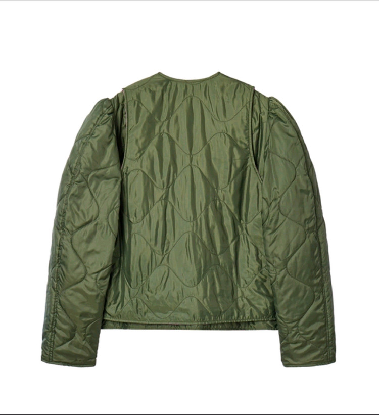 보카바카 위켄드 리버서블 점퍼 2way 카키/핑크--3