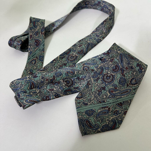 OS 발렌시아가 실크100% 페이즐리 넥타이