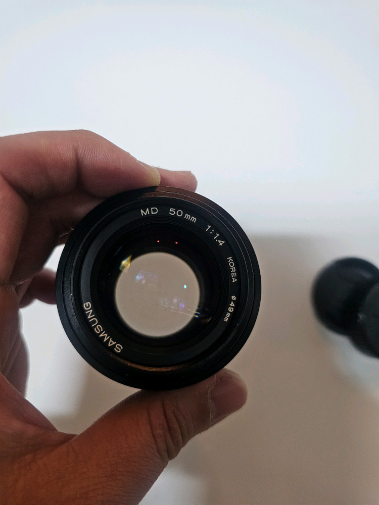 [A급]삼성(미놀타) MD 50mm f1.4 렌즈 (MD 50.4)수동렌즈(미놀타 필름카메라 용 렌즈)--3