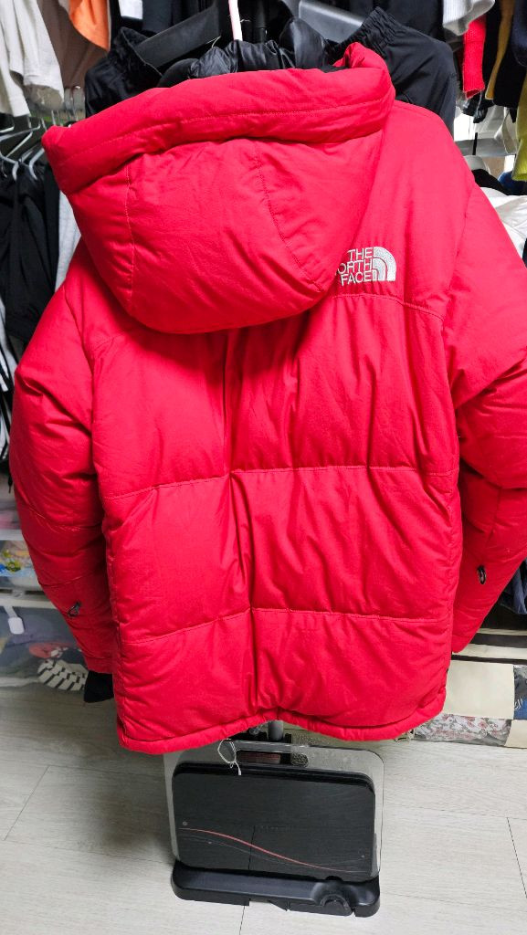 노스페이스 히말라야패딩 레드 이미지