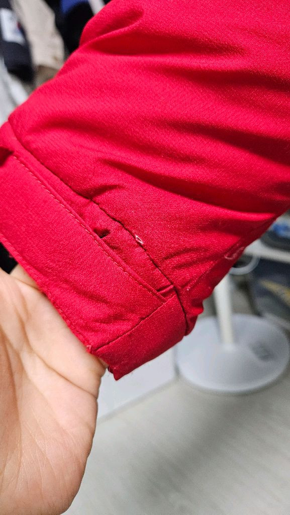 노스페이스 히말라야패딩 레드 이미지