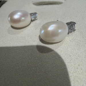 habits 해비츠 헤비츠 오벌 진주 이어링