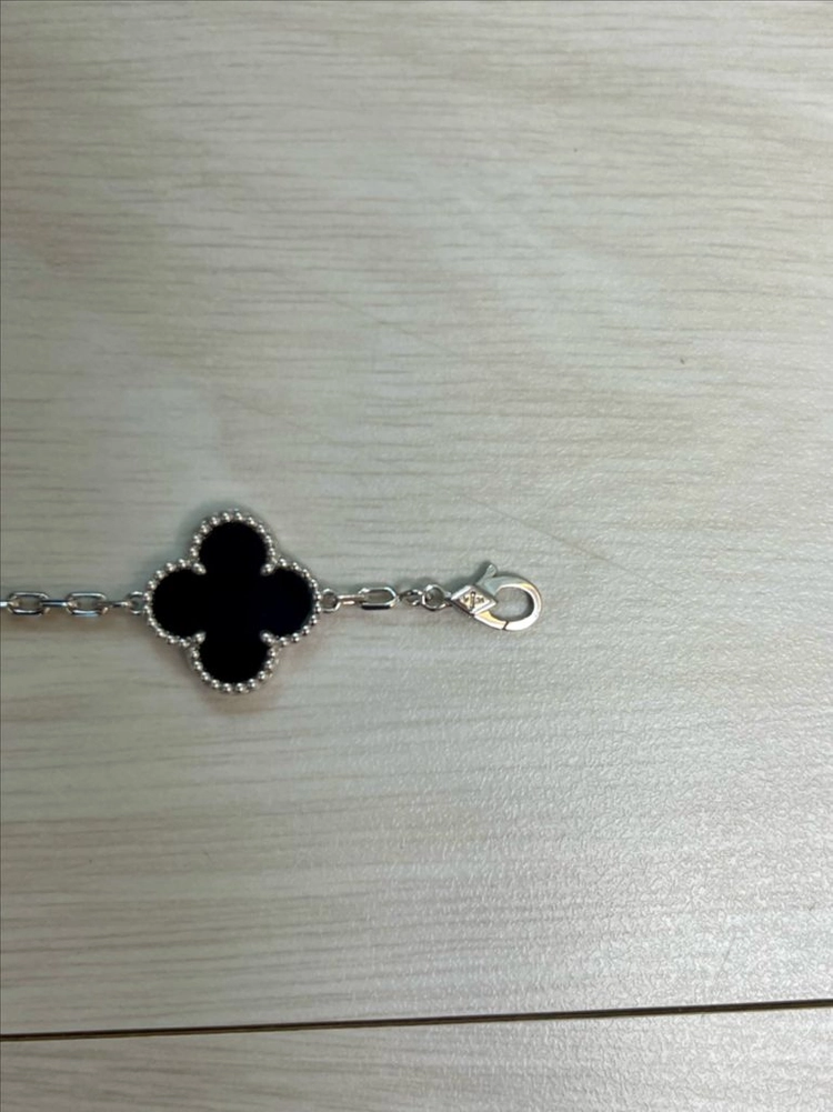 5모티브 빈티지 알함브라 팔찌 18K 화골/오닉스 이미지