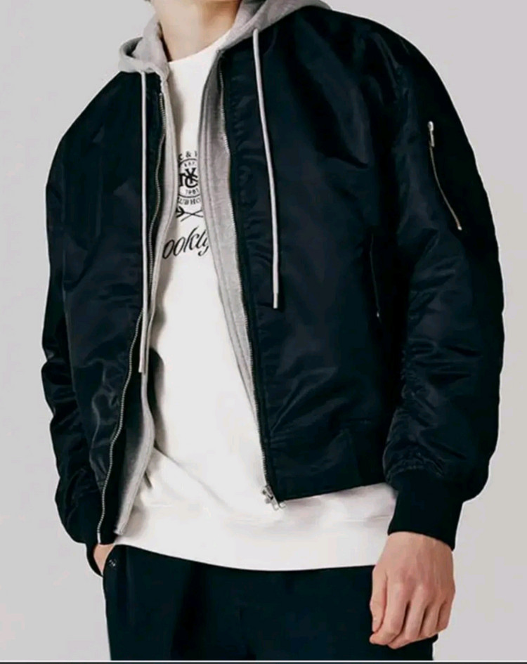 후드 바시티 자켓--3