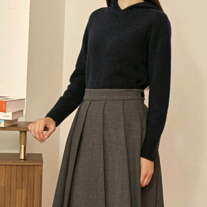 스테파넬 홀가먼트 후드 니트(77) ㅡ새상품