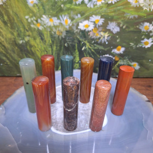 인테리어소품, 수석, 광물>천연석 인감도장 모음