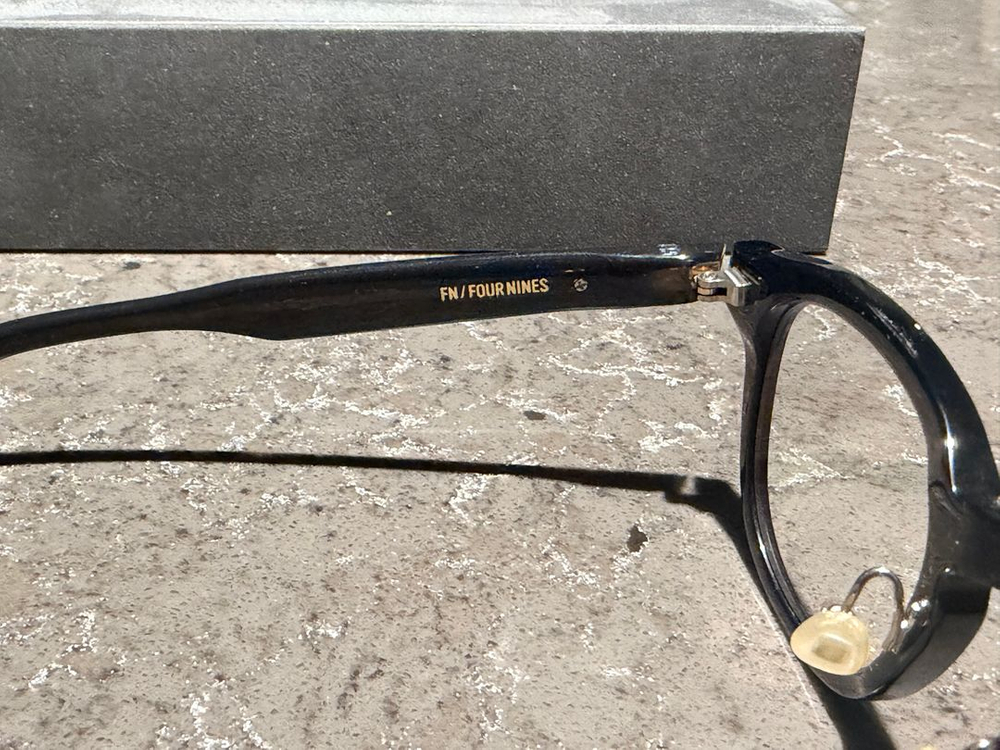 FN-0146 포나인즈 아넬 안경 46사이즈 블랙 택포50 이미지