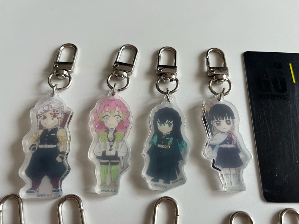 귀멸의칼날 아크릴키링&무한성 팜플렛--2