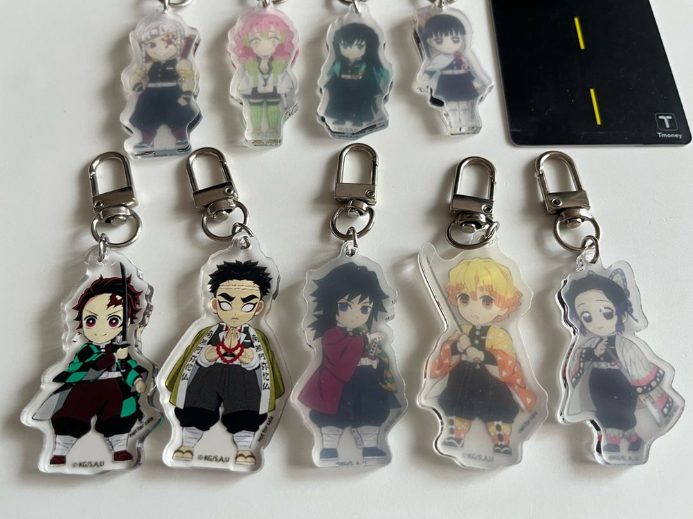 귀멸의칼날 아크릴키링&무한성 팜플렛--3