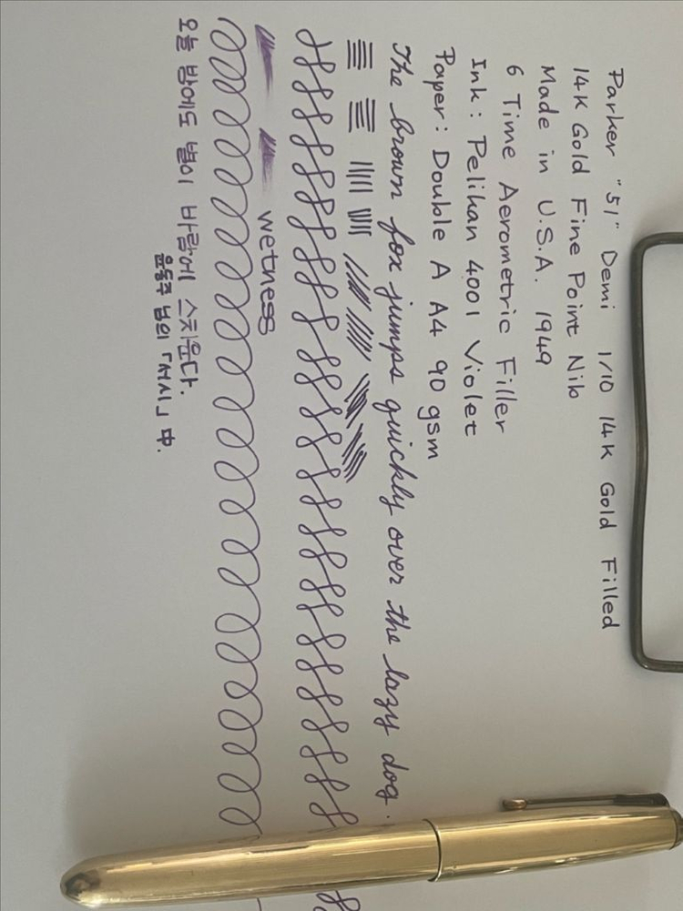 파카 51 데미 14K 골드 필드 14K F닙--9