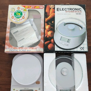 전자저울 2개 세트(드레텍 등) 이미지