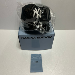 MLB 카리나 시그니처 언스트럭쳐 볼캡 블랙 포카 세트 미개봉 미시착 새상품 이미지