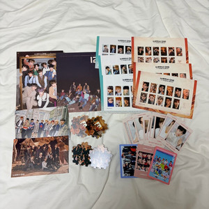 워너원 단체 앨범 포토카드 포카 스티커 박지훈 황민현 옹성우 이미지