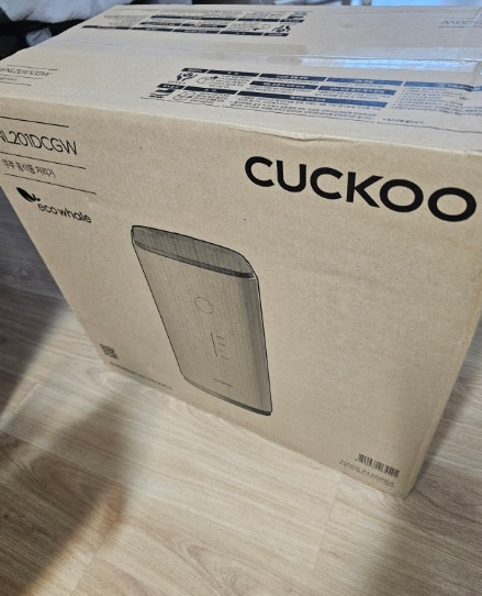 쿠쿠 에코웨일 건조분쇄 음식물처리기 미개봉 화이트 이미지